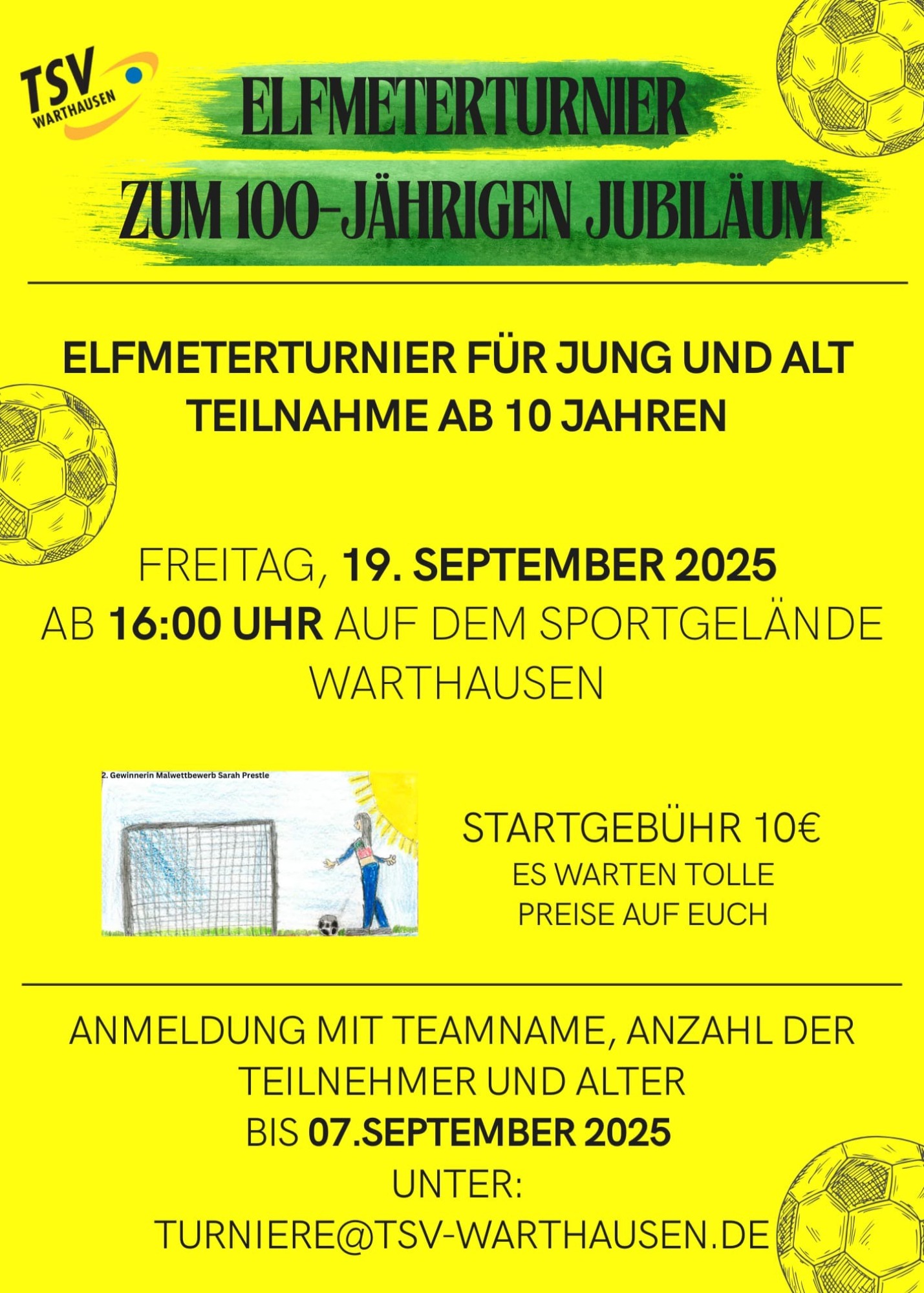 SAVE THE DATE - 100 Jahre TSW Warthausen